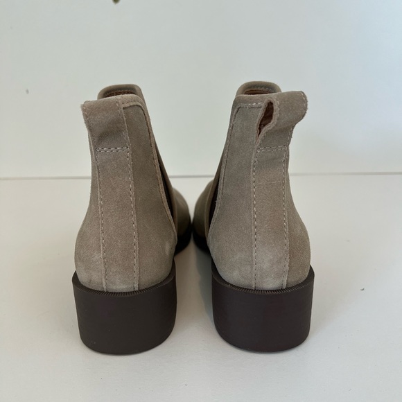 Steve Madden Darbie Suede Boots Size Taupe Dares 6.5 - Picture 5 of 11